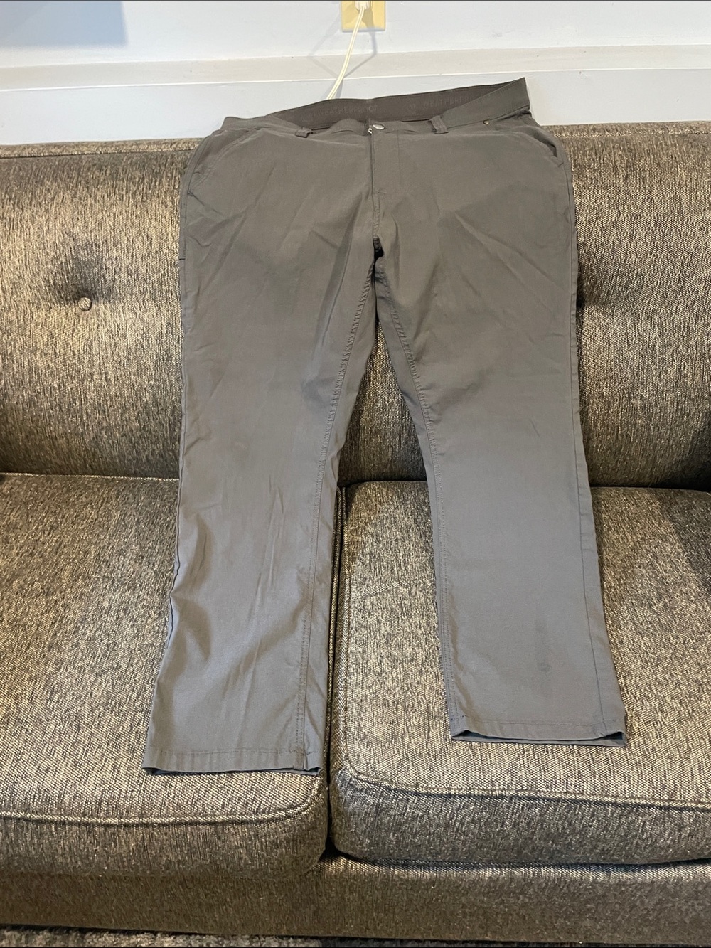 Grey casual pants